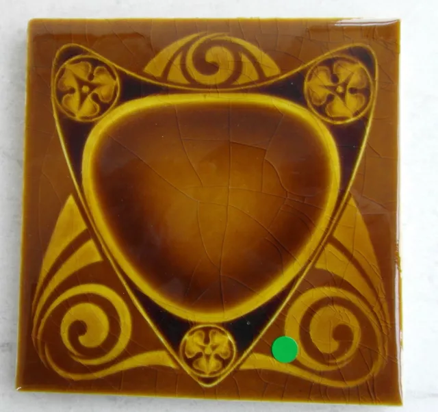 Art Nouveau period  tile  Henry Richards c1907