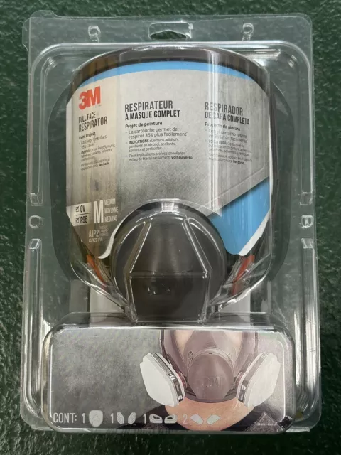 3M Full Face Paint Project Respirator 68P71 (Medium) - SEALED