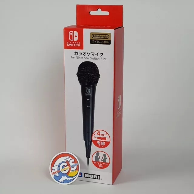 Karaoke Microphone for Nintendo Switch/ PC Hori Black Region Free Japan New