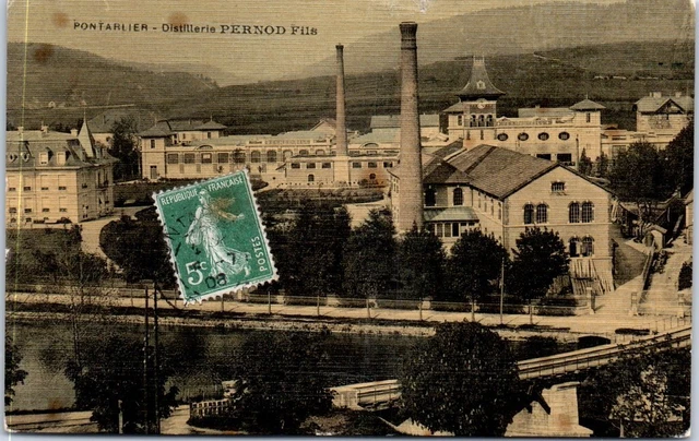 25 PONTARLIER - vue generale de l'usine PERNOD Fils