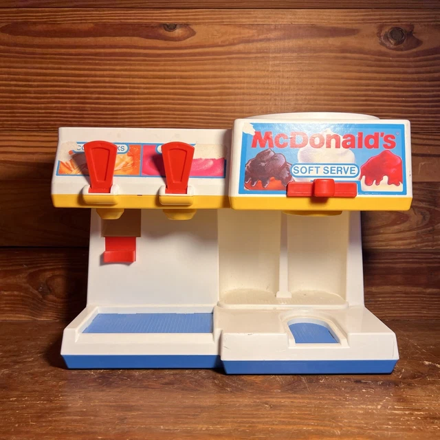 VINTAGE 1988 MCDONALDS Ice Cream Soda Fountain Playset Fisher Price £46