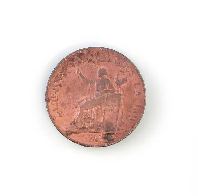 9108005 Münze/Medaille 2 Sols Frankreich Monneron 1791