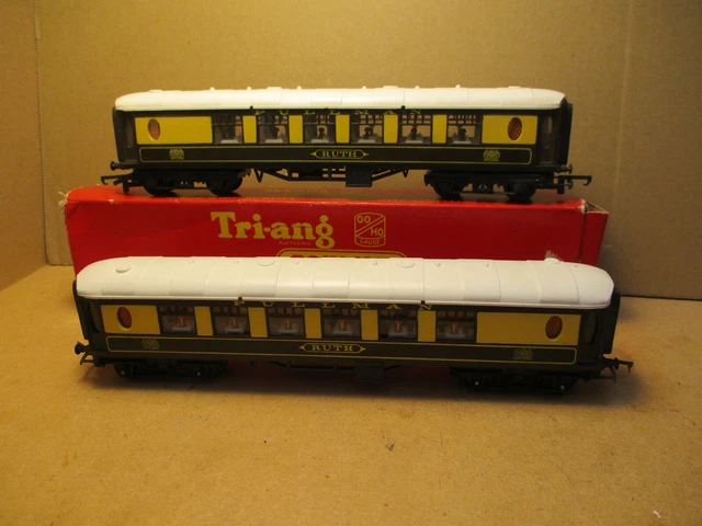 Triang Rml TRI-ANG RAILWAYS. R228. 2 Pullman 1st class cars. Ruth. & Box. £7.71 ...