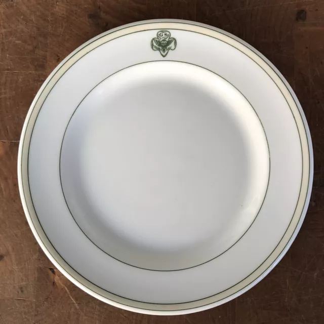 HTF Vintage OP & Co Syracuse China Restaurant Ware "GS" Girl Scout 7" Plate