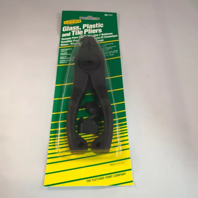 Fletcher-Terry 06-112 Glass Nipping & Running Pliers - 8 in.