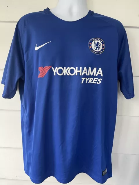 Chelsea 2017-18 Home Soccer Jersey Men’s  Nike XL