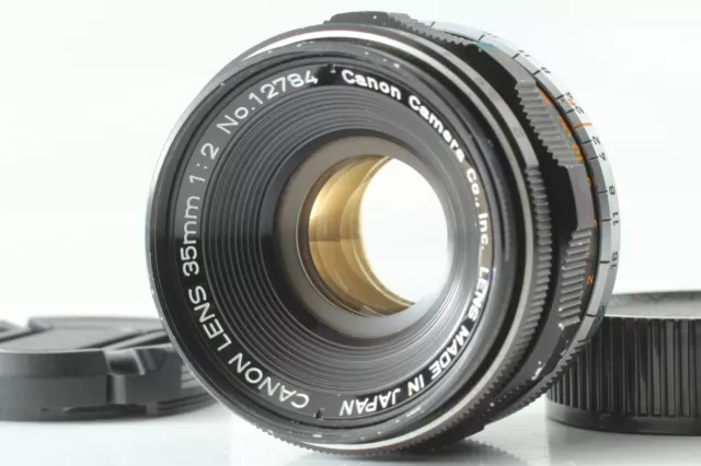 ▶[EXC+5] Canon 35mm f/2 MF Wide Angle Lens LTM L39 Leica Screw Mount JPN  #1670