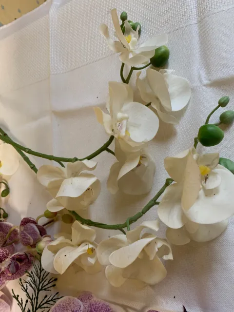 Kunstblumen Konvolut Orchideen Deko Floristik Blumen Basteln 6