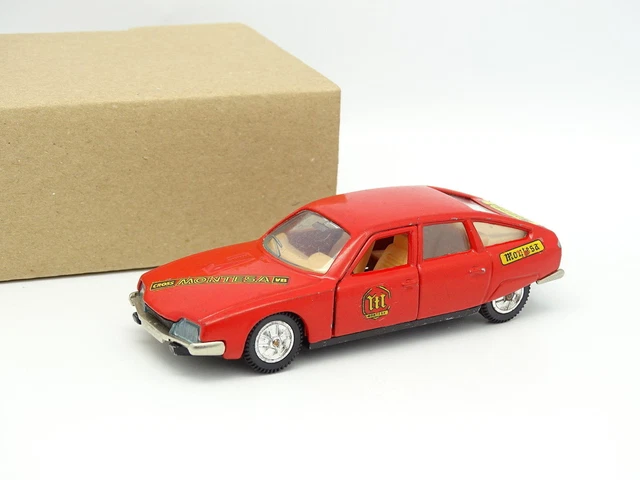 Mira Espagne – Lot De 2 Citroën CX Pallas échelle 1/66, Doré Et Bleu, Boîte D’origine