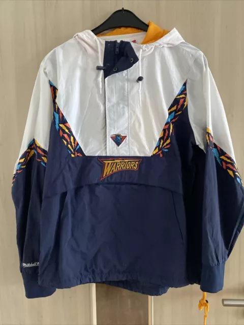 Mitchell & Ness Coaches Windbreaker Jacke Jacket Golden State Warriors Gr. M