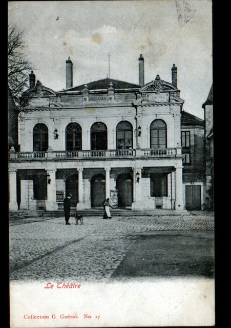 NEVERS (58) AFFICHE "L'INSURRECTION / TOLSTOI" au THEATRE animé avant 1904