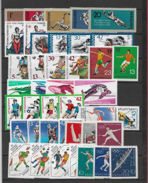 LOT Briefmarken mit Sportmotiven in ** -R43-