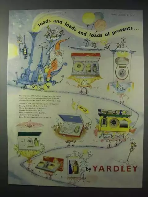 1958 Yardley Gift Sets Ad - Loads And Loads of Presents