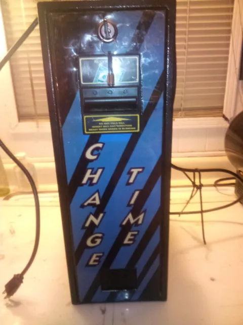 CHANGE TIME VM-010 dollar to quarters change machine - fully functional &...