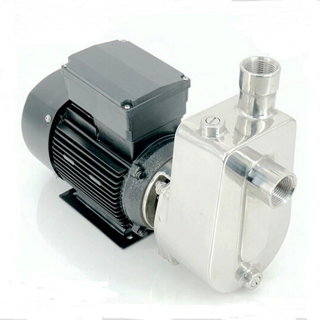V0 1100W Stainless Steel Self Priming Jet Water Pump Industrial Pump 333L/min