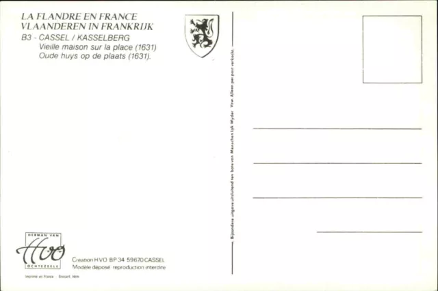 CASSEL (Nord) Kasselberg (Flandre en France Vlaanderen Frankrijk) Carte Postale 2