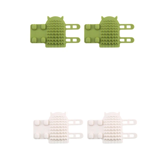 Fellblitz Katzenbürste - 2-in-1 Selbstreinigender Kamm Gegen Haare & Flöhe