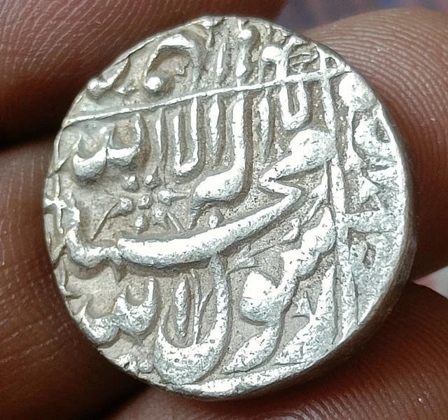Mughal coin Shahajahan DECORATIVE (Tajmahal made by him)silver rupee MULTAN MINT