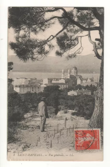 Cpa - Saint-Raphaël (83) - Vue Générale - Écrite Le 21-10-1912