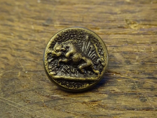 Bouton ancien de vénerie équipage chasse XIXème - XXème