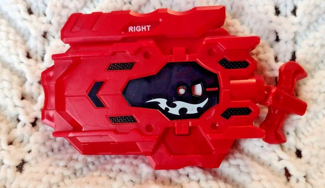 Red String Launcher TAKARA TOMY BEYBLADE Burst Red BeyLauncher LR, Dual String Launcher B ...