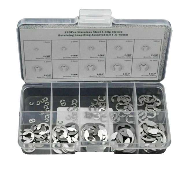 Accessori E-Clip Universali Adatti Altri Strumenti Auto Auto Automobile Acciaio Inox