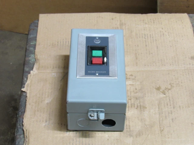 Allen Bradley Size Sz 0 Enclosed Manual Motor Starter 609-Aaw Ser H - Used