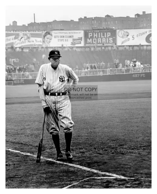 Babe Ruths Final Farewell At New York Yankee Stadium 1948 Baseball 8X10 Photo