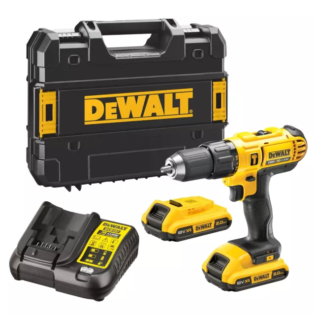 DeWalt 18V 2 x 2 Li-ion Brushed Cordless Power Tool Combi drill DCD776D2T- GB