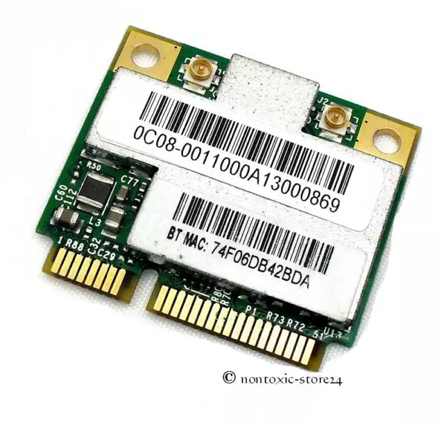 Tarjeta Wi-Fi Broadcom BCM 43225 HM tamaño medio mini PCI-Express 300mbps Dell FSC