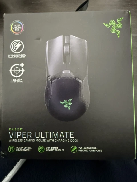 RAZER VIPER ULTIMATE Wireless Gaming Mouse With Charging Dock £52.70 ...