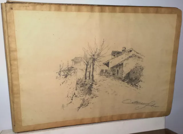 Disegni del pittore Silvio Cattaneo epoca 1800