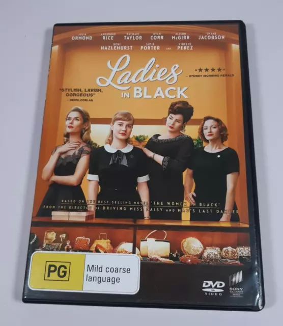 Ladies In Black Movie PAL PG DVD Region 4 VGC Shane Jacobson