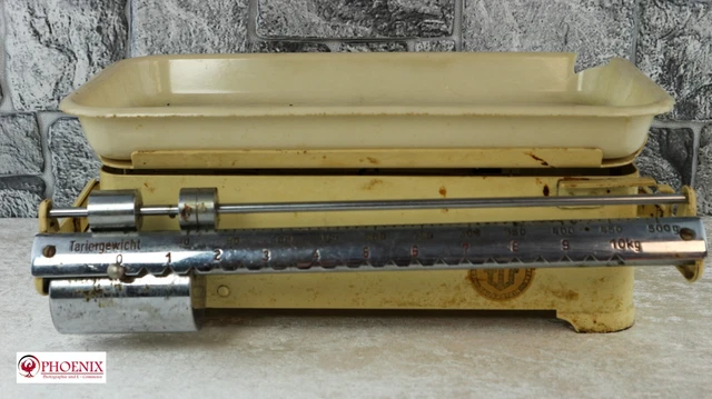 ALTE KÜCHENWAAGE VEB Industriewerk Rauenstein DDR Ostalgie 500g - 10 kg EUR 17,50