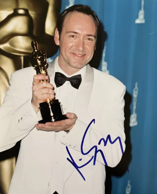 Kevin Spacey Autograph Signed 8x10 Oscar photo - ACOA CERTIFIED COA