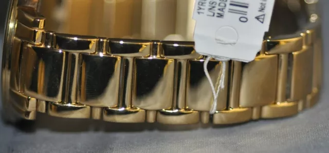 Kate Spade Ladies Gramercy Grand Champagne Dial Gold Steel Watch 1YRU0096 2