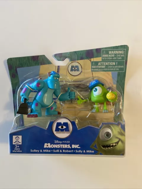 Disney Monsters Inc. 2.5" Sulley & 1.75" Mike Figures Set