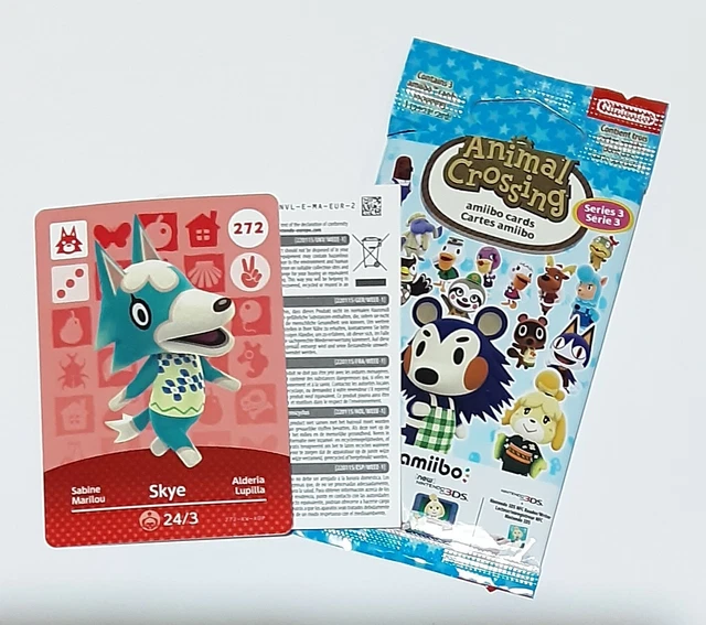 Animal crossing wolf clearance amiibo cards