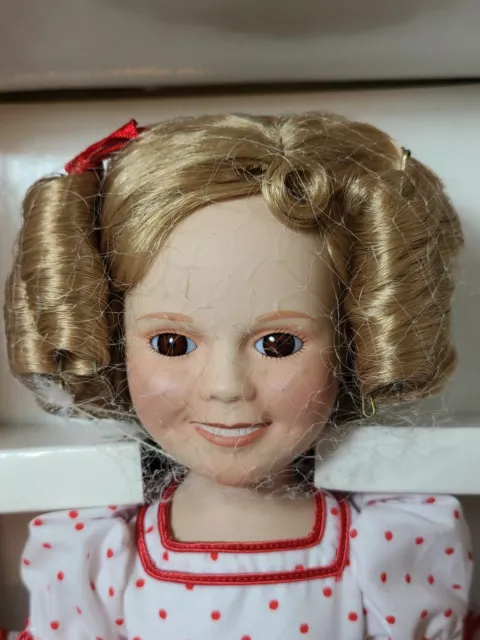 DANBURY MINT Shirley Temple Stand Up & Cheer Doll 13 Inch Dolls Of Silver Screen