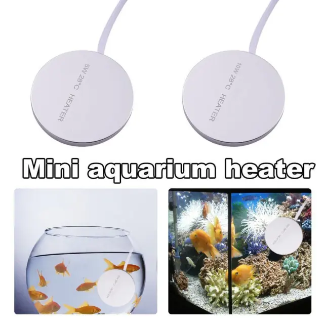 Aquarium Fish Mini Tank Heater USB Heating Rod Thermostat Submersible US