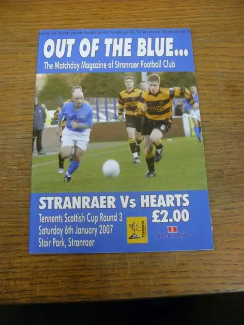 06/01/2007 Stranraer v Heart Of Midlothian [Scottish Cup]