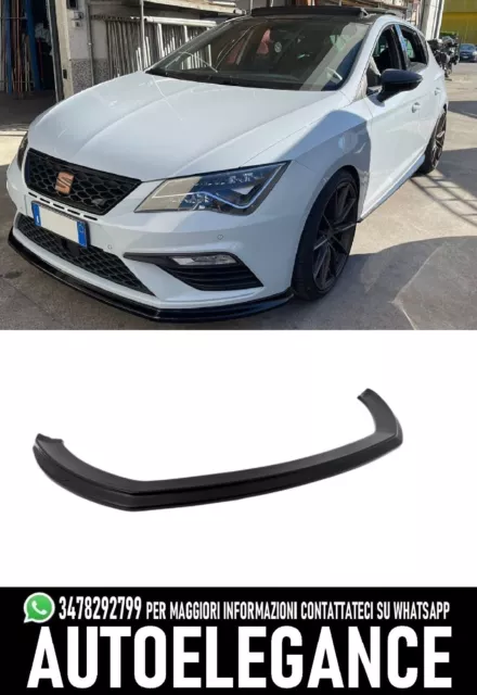 Splitter anteriore adatto per Seat Leon FR / Cupra Mk3 Facelift (2017-2020)