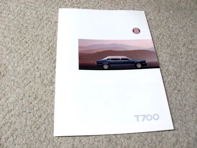 1980's TATRA T700 (CSSR) LARGE SALES BROCHURE..