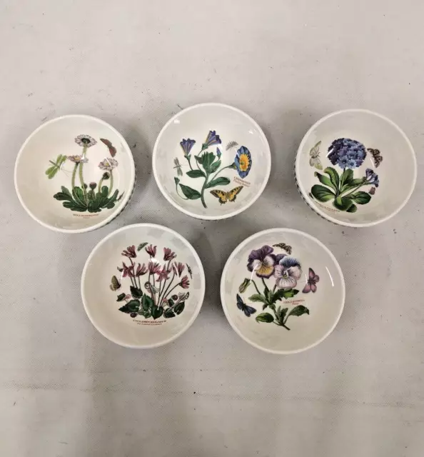 Portmeirion Botanic Garden stacking bowl 14cm set of 5 cereal, soup.