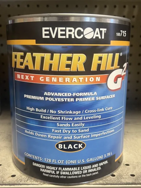 EVERCOAT 715 BLACK FEATHER FILL G2 High-Build Polyester Primer Surfacer (1 gal)