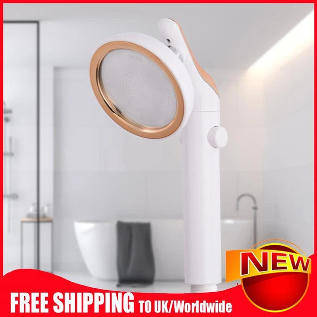 Universal Fixed Showerheads with Button Handheld Shower Spray Bathroom Accessary