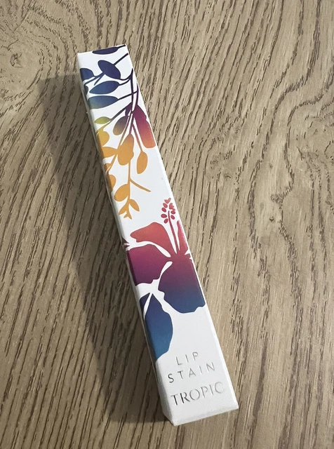 Tropic Skincare Mancha labial Rojo mordido 4 ml nuevo en caja, lápiz labial