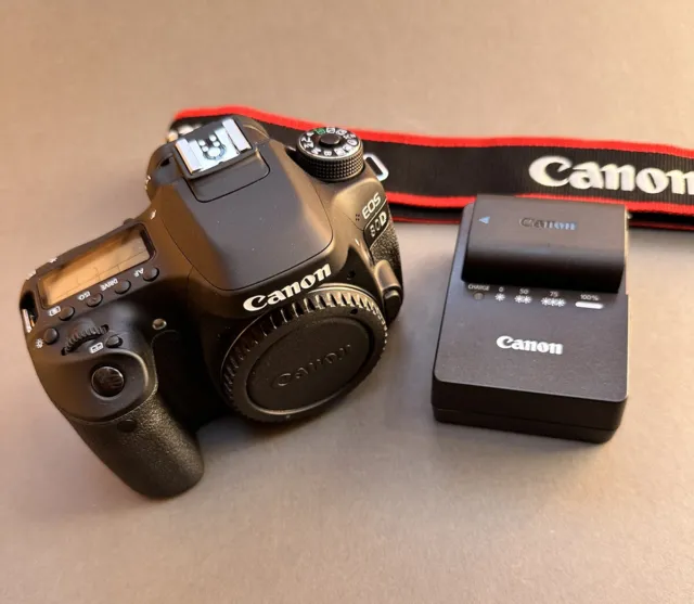 Canon EOS 80D 24.2MP Digital SLR Camera Body Only - Black - Low Shutter 1,344 !!