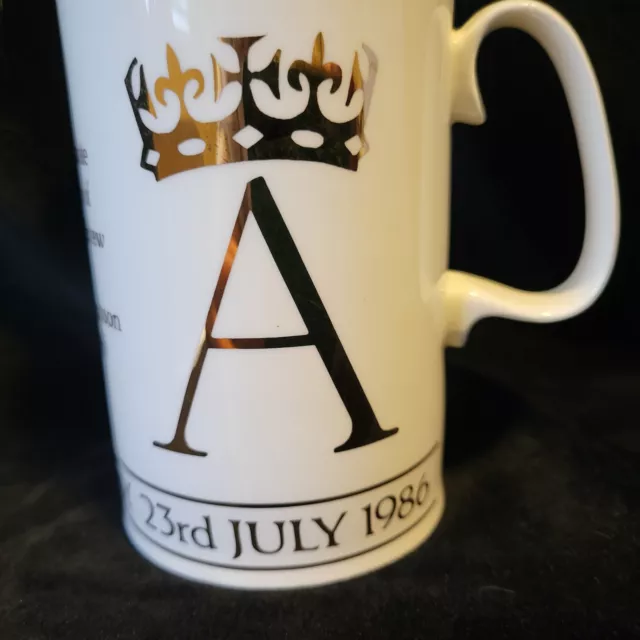 1986 Wedding of Prince Andrew & Sarah Ferguson Commemorative Mug 3