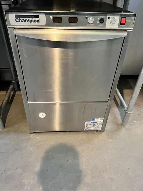 CHAMPION UH230B-M4 Stainless Steel Commercial Dishwasher